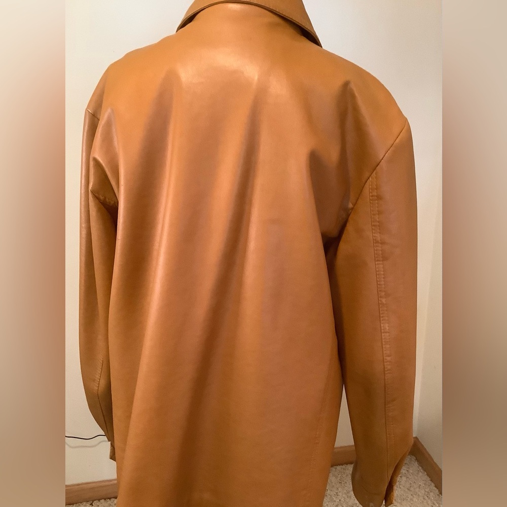 Vintage Campus Outerwear Men’s Vinyl Jacket 44R Made in Korea Retro 1970s - Picture 10 of 14